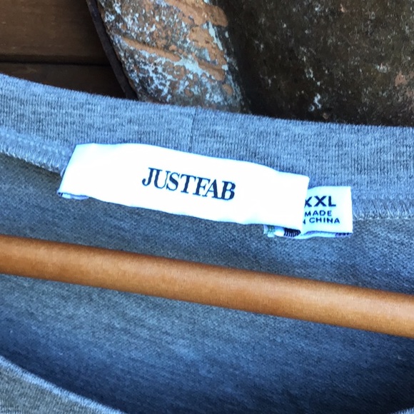 Just Fab Gray Tie Front Sheath Dress NWOT XXL - Picture 2 of 6